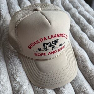 Wrangler Tan Mesh Trucker Hat